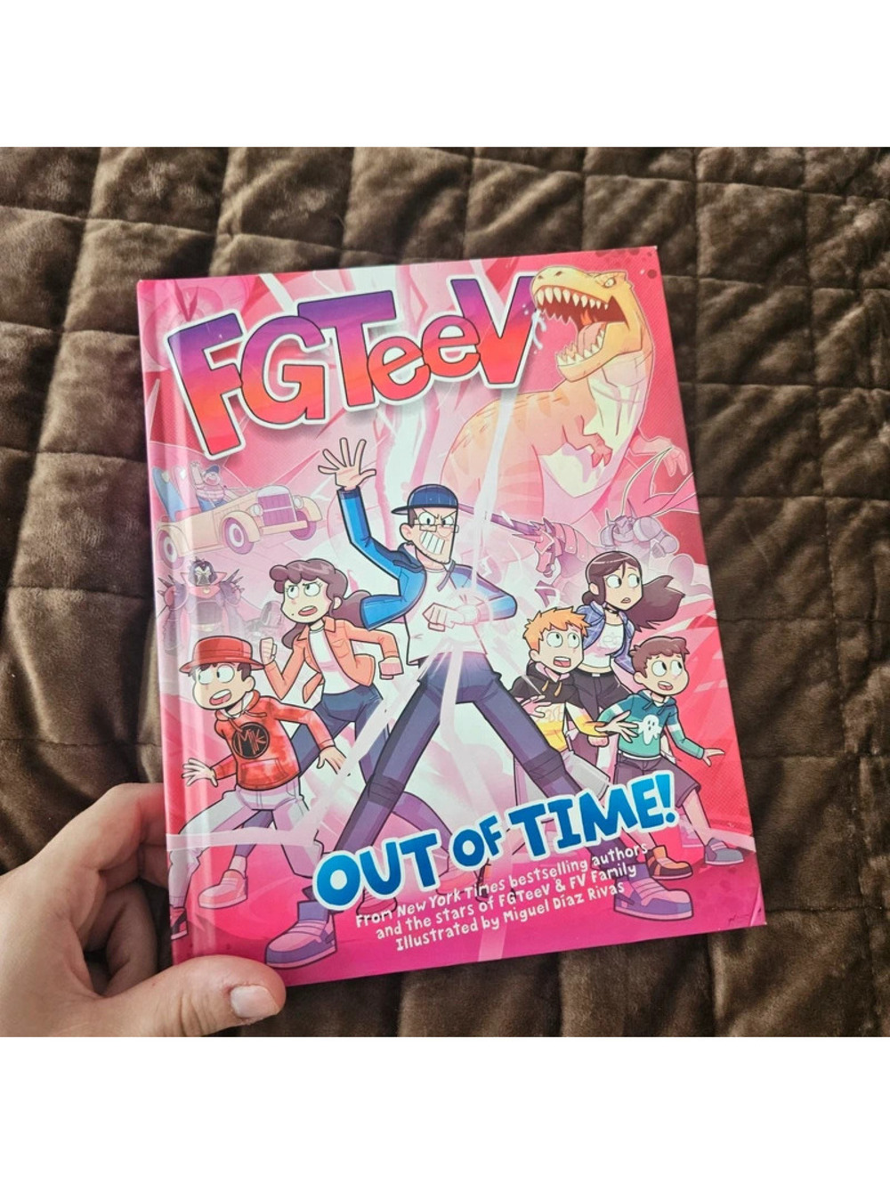 FGTeeV Out of Time Hardcover Graphic Novel Kids Book 2023 ISBN 9780063260504